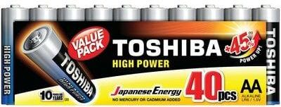 TOSHIBA BATERIE AA LR6 HIGH POWER (40 SZT.) (LR6GCPMP40)