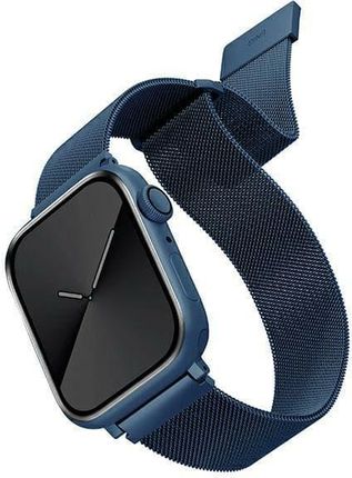 Uniq Pasek Dante Apple Watch Series 4 5 6 7 Se 38 40 41Mm. Stainless Steel Niebieski Cobalt Blue