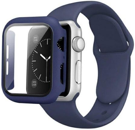 Beline Pasek Apple Watch Silicone 42 44 45Mm Blue Colour + Case