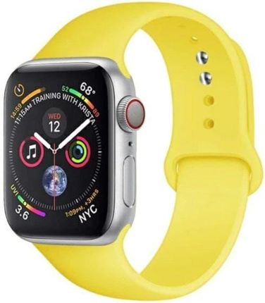 Beline Pasek Apple Watch Silicone 42 44 45Mm Yellow Colour