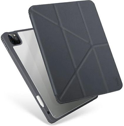 Uniq Etui Moven Ipad Pro 12,9" (2021) Antimicrobial Szary Charcoal Grey