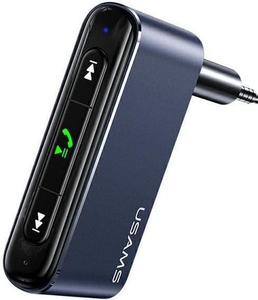 Usams Adapter Audio Bluetooth 5.0 Jack 3.5Mm Szary Grey Sj519Jsq01 (Us-Sj519)