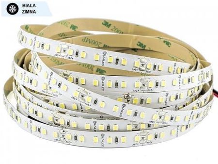 Uniled Taśma LED 24V 12,5W/1m biała zimna 1260lm diody smd 2835 IP00 120 led/1m CRI>80 PROFESJONALNA (G2835600WC00)