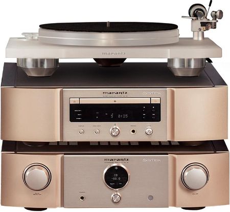 Marantz Zestaw Stereo: Pm-12Se + Sa-12Se Gramofon Tt-15S1 W Prezencie, Silver-Gold