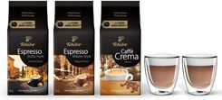 Tchibo Sicilia Milano Intense Kawa ziarnista 3kg + szklanki do cappuccino FilterLogic CFL-660 2szt.