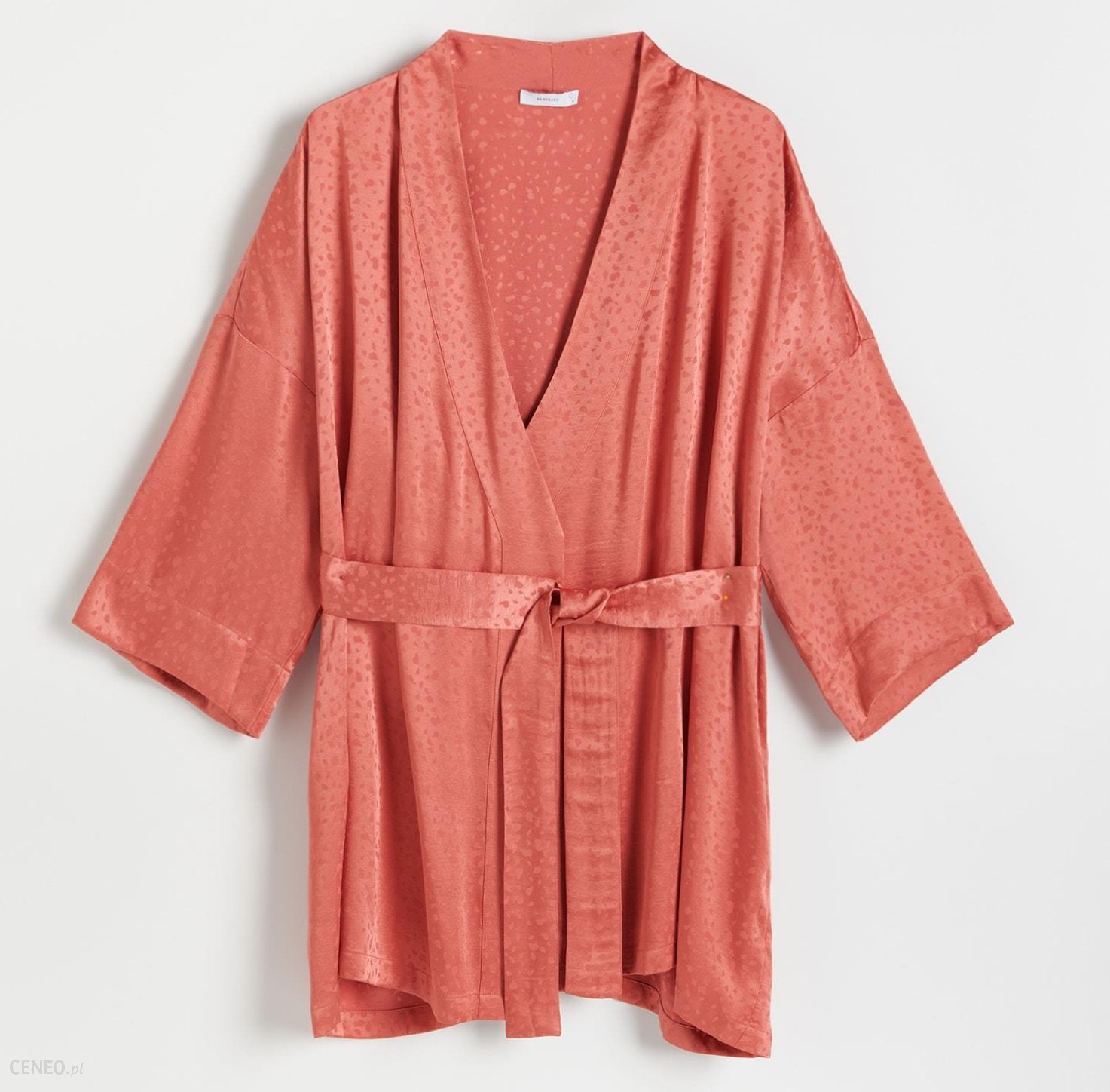 Reserved - Sukienka kimono - Różowy - Ceny i opinie 