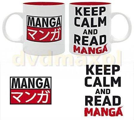 Keep Calm And Read Manga - Kubek 320 Ml - Asian Art - Box