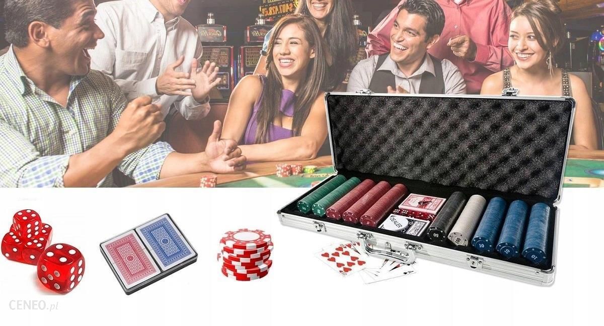 Merchant PR01642RP1 Zestaw do pokera 400 żetonów