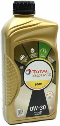 Total Olej Silnikowy Quartz 9000 0W30 1 Litr Quartz9000