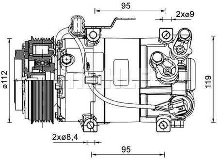 Mahle Original Kompresor Klimatyzacji Acp 1461 000P