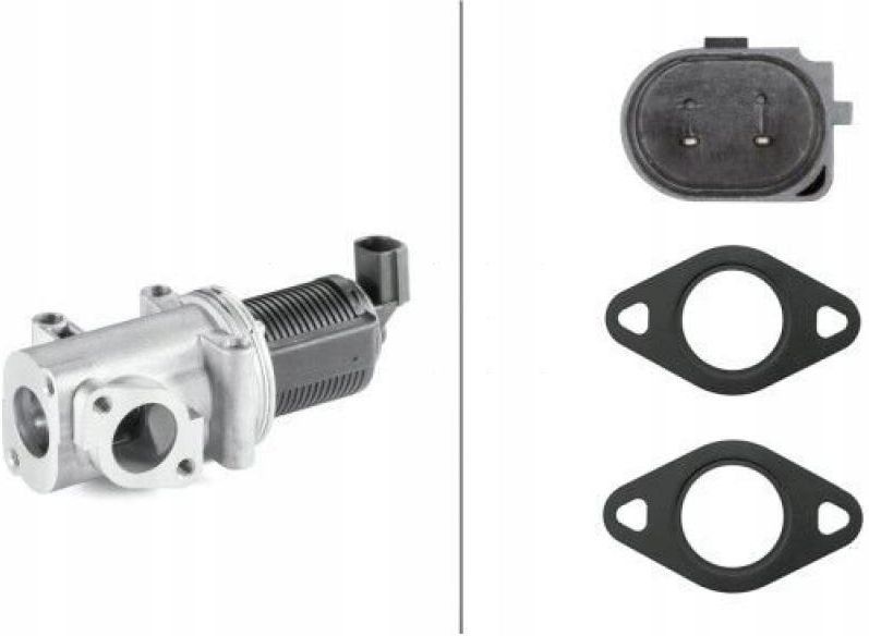 HELLA AGR-Ventil 6NU 010 171-331 - Elektronisch 2-polig Mit Dichtungen