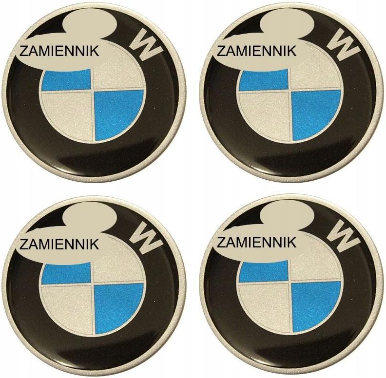 Pokrowiec samochodowy ZAMIENNIK EMBLEMATY NAKLEJKI NA FELGI KOŁPAKI DEKLE BMW 60MM Opinie i