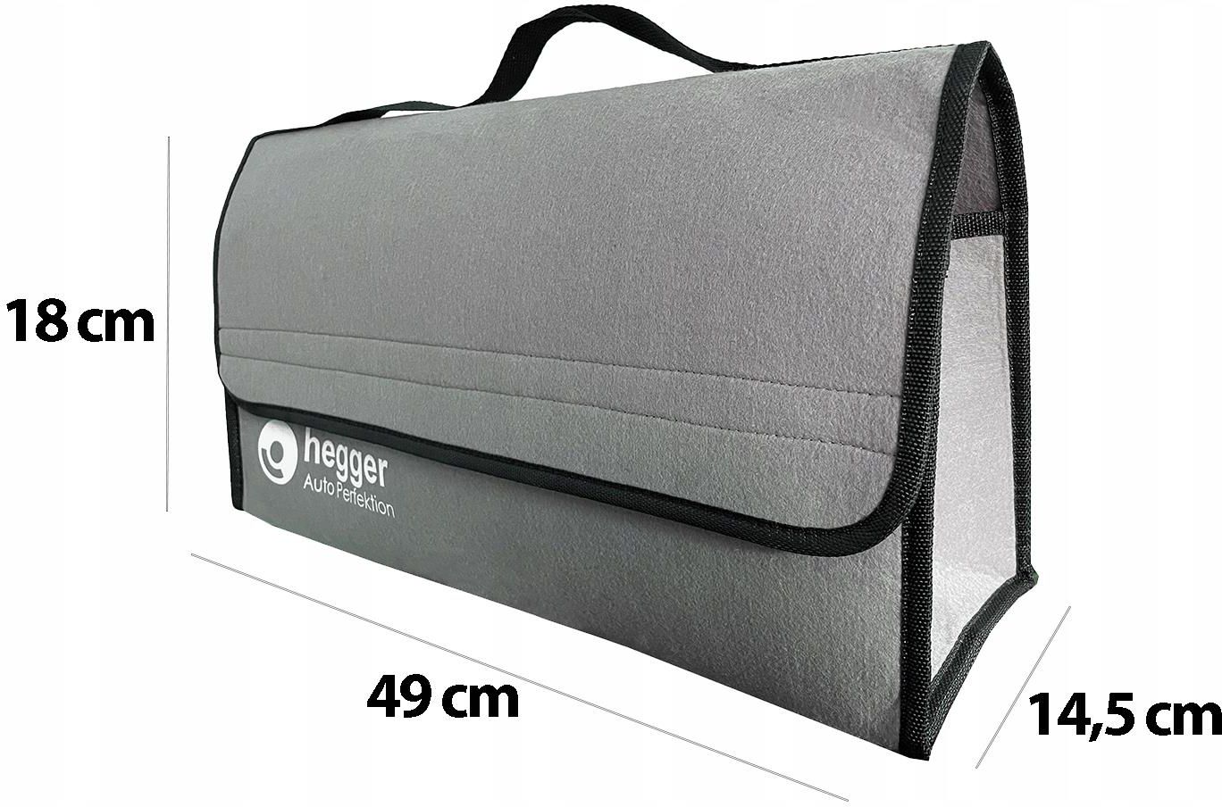 HEGGER ORGANIZER DO BAGAŻNIKA AUTA KUFER FILCOWY RZEPY - zdjęcie 5 HEGGER ORGANIZER DO BAGAŻNIKA AUTA KUFER FILCOWY RZEPY