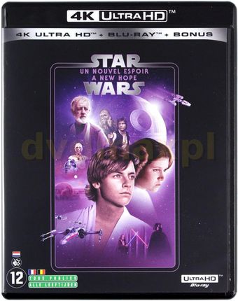 Star Wars: Episode IV - A New Hope (Gwiezdne wojny: Część IV - Nowa nadzieja) [Blu-Ray 4K]+[Blu-Ray]