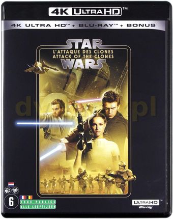 Star Wars: Episode II - Attack of the Clones (Gwiezdne wojny: Część II - Atak klonów) [Blu-Ray 4K]+[2xBlu-Ray]