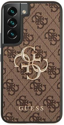 Guess Guhcs22S4Gmgbr S901 S22 Brązowy Hardcase 4G Big Metal - zdjęcie 6
