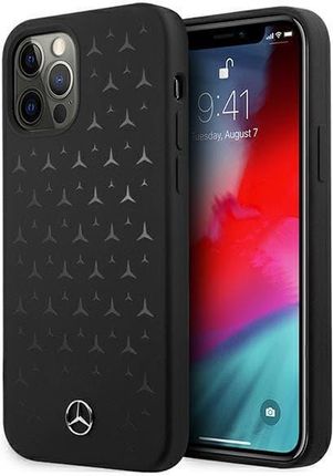 Mercedes Mehcp12Lsipbk Iphone 12 Pro Max 6,7" Czarny Hardcase Silicone Stars Pattern