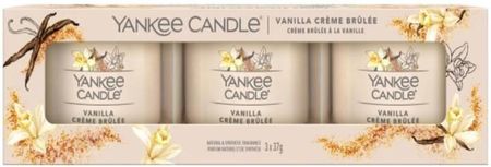 Yankee Candle Vanilla Creme Brulee świece mini 3 szt