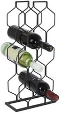 Zdjęcie Orion Stojak metalowy czarny wino regał szafka półka na wina 8 butelek 23x11x48 cm - Wielichowo