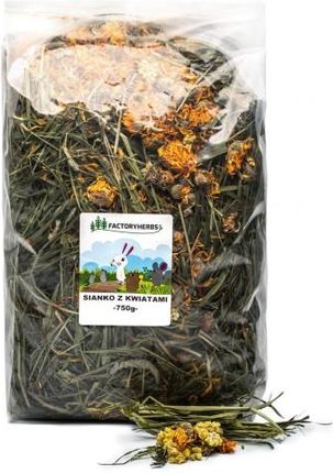 FACTORYHERBS - Zielone sianko z kwiatami XL 750g