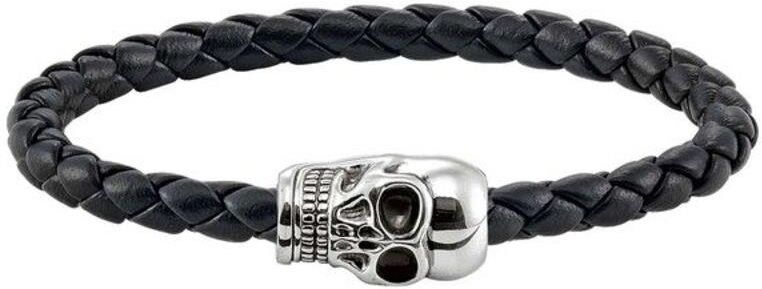Thomas Sabo Bracciale Unisex In Argento 925 Con Ossidiana – Collezione Rebel At Heart