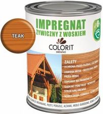 Colorit Impregnat Żywiczny Z Woskiem Teak 750Ml (Colorit067)