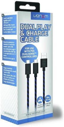 Venom Games Play and Charge Cable PS5