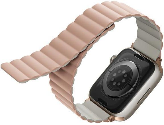 Uniq Revix Reversible Magnetic Różowo Beżowy Pasek Apple Watch 42/44/45mm