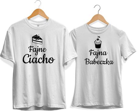Fajne Ciacho Fajna babeczka - zestaw koszulek dla pary