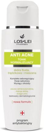 FlosLek Anti Acne Ideal Skin Antybakteryjny Tonik 200ml