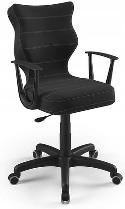 Entelo Krzesło młodzieżowe Norm Velvet rozmiar 5 (146-176,5 cm) czarne