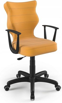 Entelo Krzesło młodzieżowe Norm Velvet rozmiar 6 (159-188 cm) żółte