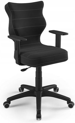 Entelo Krzesło młodzieżowe Duo BK Velvet rozmiar 6 (159-188 cm) czarne