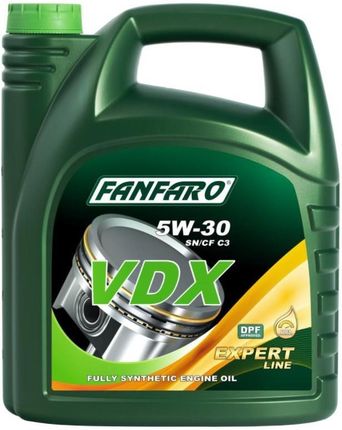 Fanfaro Olej Vdx 5W 30 5L C3 505 502 Fanff67075
