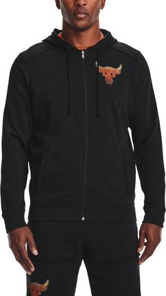 Under Armour Bluza Z Kapturem Ua Pjt Rock Terry Fz Hoodie Blk Czarny