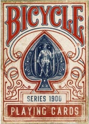Bicycle Karty 1900 Series Red Vintage