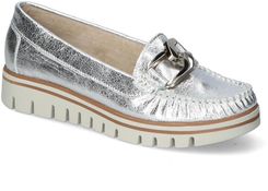 Zdjęcie Mokasyny Lemar 10134 Kryształ Srebrne Lico - Stawiski