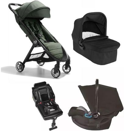 Baby Jogger Tour 2 Shadow Grey Głęboko Spacerowy + Baby Jogger City Go + Baza