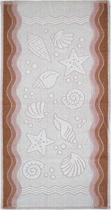 Greno Ręcznik Flora Ocean 50X100 Brązowy 10723