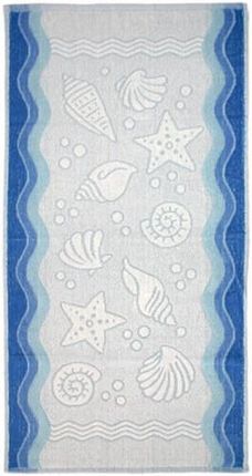 Greno Ręcznik Flora Ocean 70X140 Niebieski 10733