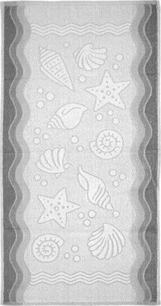 Greno Ręcznik Flora Ocean 70X140 Popielaty 10734