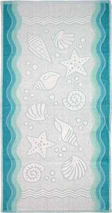 Greno Ręcznik Flora Ocean 70X140 Turkusowy 10736
