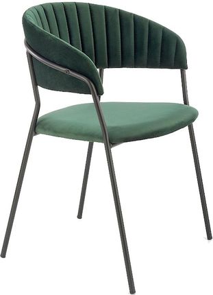Elior Zielone Metalowe Krzesło   Eledis 3X 20837