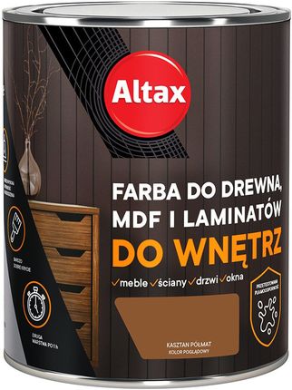 Altax Farba Do Drewna Do Wnętrz Kasztan 750 Ml