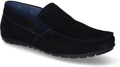 Zdjęcie Mokasyny Pan 1420 Granat Welur - Jedwabne