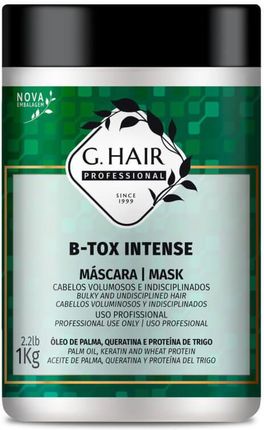 Inoar Botoks do włosów G.Hair B-Tox z keratyną 1000g