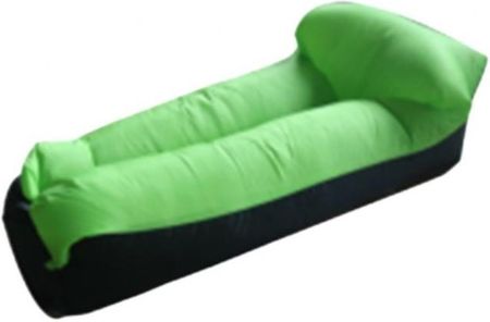 Lazy Bag Sofa Łóżko Leżak Na Powietrze Czarno-Zielony 185X70Cm