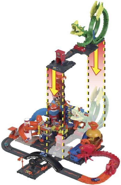 Hot Wheels City Pętla Smoka HDP03