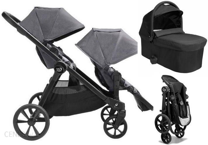 Baby Jogger CITY SELECT 2 BASIC wózek dla rodzeństwa + gondola 3w1|Radiant Slate