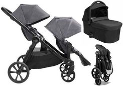 Baby Jogger CITY SELECT 2 BASIC wózek dla rodzeństwa + gondola 3w1|Radiant Slate - Wózki dla bliźniaków